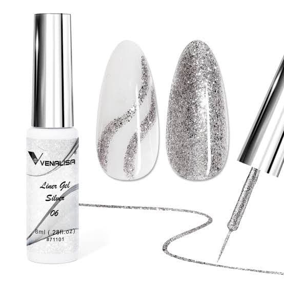 Liner gel silver 06